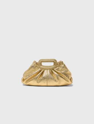 Mini Clutch Milpli em pele metalizada