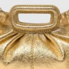 Mini Clutch Milpli em pele metalizada