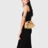 Mini Clutch Milpli em pele metalizada