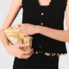 Mini Clutch Milpli em pele metalizada