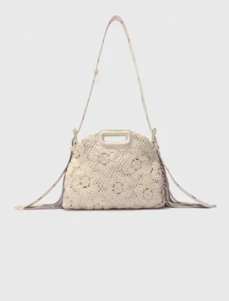 Mini M Bag em croché