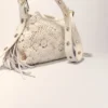Mini M Bag em croché