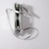 Mini M Bag em pele com relevo e corrente