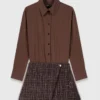 Mini-vestido 2 em 1