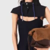 Mini vestido babydoll em malha