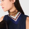 Bandana com estampado floral