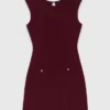 Mini-vestido de malha 2 em 1