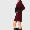 Mini-vestido de malha 2 em 1