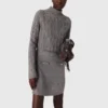 Mini-vestido de malha 2 em 1