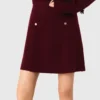 Mini-vestido de malha 2 em 1