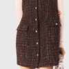 Mini-vestido de tweed