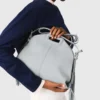 Miss M M Bag em pele granulada