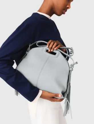 Miss M M Bag em pele granulada