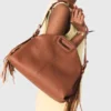 Miss M M Bag em pele granulada