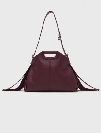 Miss M M Bag em pele lisa
