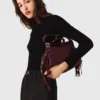 Miss M M Bag em pele lisa