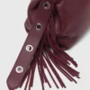 Miss M M Bag em pele lisa