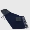 Poncho de lã com capuz