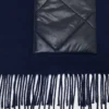 Poncho de lã com capuz