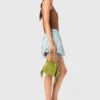 Saia-calça balão em chambray