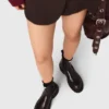 Saia-calça com painéis