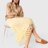 Saia de croché com strass