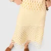 Saia de croché com strass