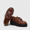 Sapatos náuticos com sola grossa