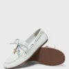 Sapatos náuticos de couro