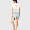 T-shirt com estampado de verão