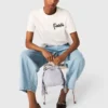 T-shirt com logótipo de Paris bordado
