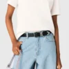 T-shirt com logótipo de Paris bordado