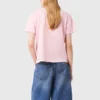 T-shirt de manga curta com gola redonda