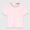 T-shirt de manga curta com gola redonda