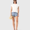 T-shirt justa com pregas