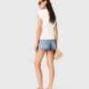 T-shirt justa com pregas