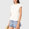 T-shirt justa com pregas