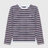 T-shirt às riscas