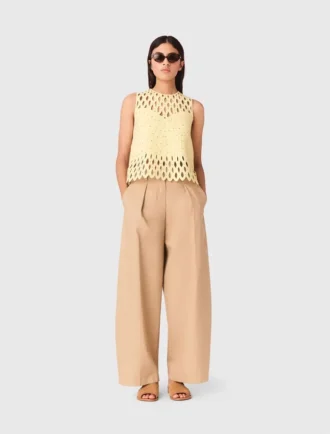 Top de croché com strass