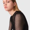 Top em jersey com diamantes