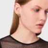 Top em jersey com diamantes