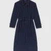 Trench coat com capuz removível com strass