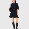 Vestido 2 em 1 com efeito tweed