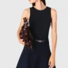 Vestido 2 em 1 com efeito tweed