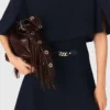 Vestido 2 em 1 com efeito tweed