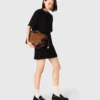 Vestido 2 em 1 em tweed brilhante