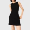 Vestido 2 em 1 em tweed brilhante