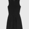 Vestido 2 em 1 em tweed brilhante