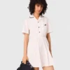 Vestido camisa de manga curta