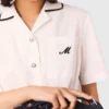 Vestido camisa de manga curta